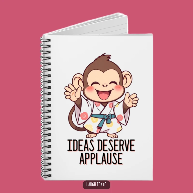 Funny Monkey Kimono Notebook: Joyful Journaling & Cheerful Notes